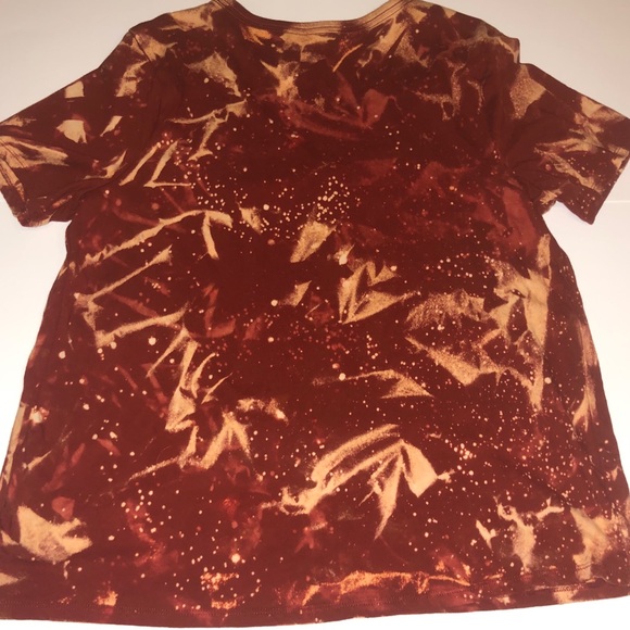 Handmade custom reverse tie dye tee - Picture 5 of 7